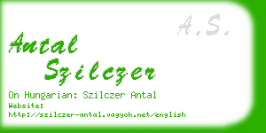 antal szilczer business card